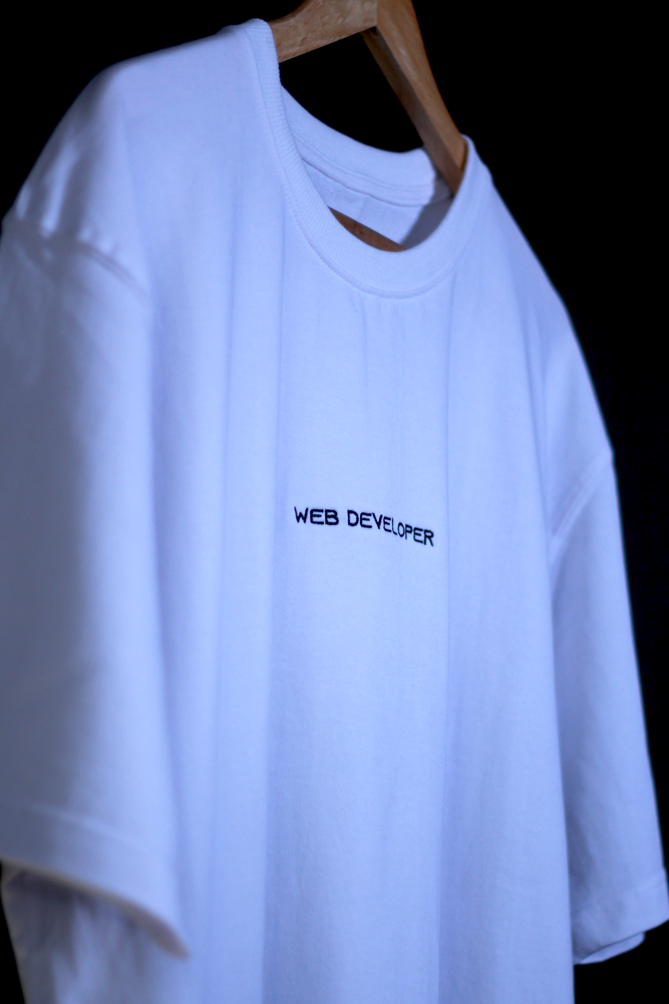 Web Developer White Tee
