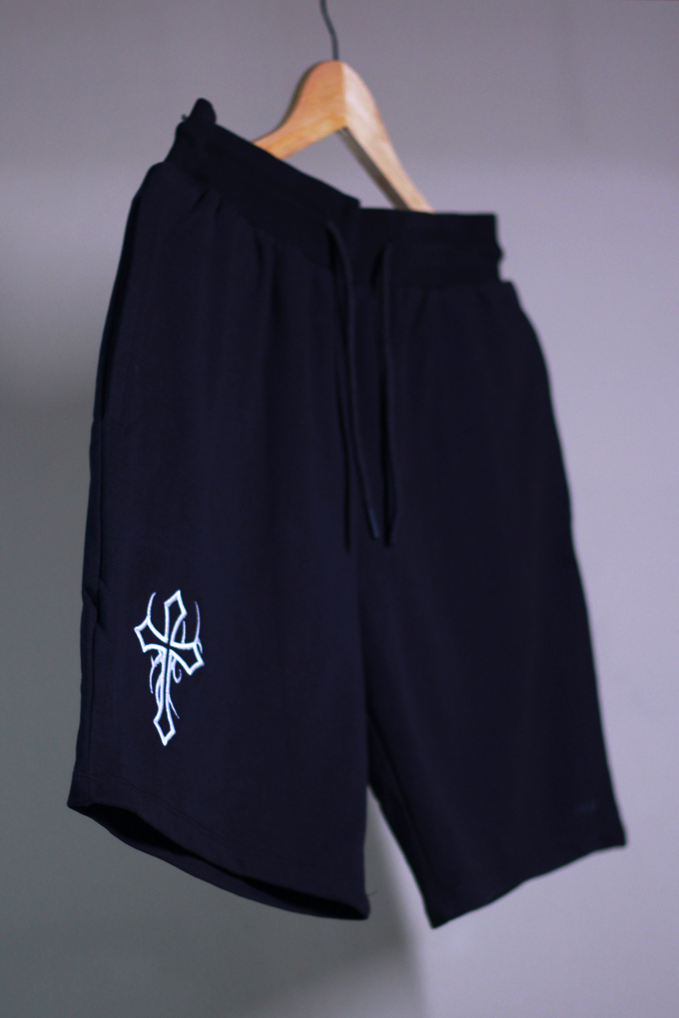 Cross Black Shorts
